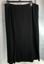 Sag Harbor Womens Sz 12 Stretch Skirt Multicolor Black 2 Hem Pleats  - £8.68 GBP