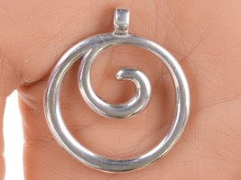 Retired James Avery Sterling circle swirl pendant - £109.56 GBP