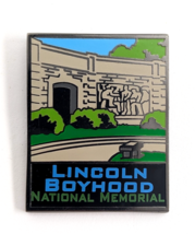 Lincoln Boyhood National Memorial IN Historic Landmark Farm Site Pin Souvenir - £9.77 GBP