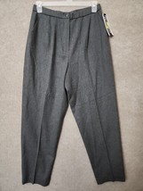 Pendleton 100% Wool Dress Pants Womens 14 Gray Lined Straight Leg Office NEW - £54.41 GBP
