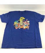 Nickelodeon Faves Retro Graphic T-Shirt Blue Men Size XL Shirt Rugrats A... - $319.45 MXN