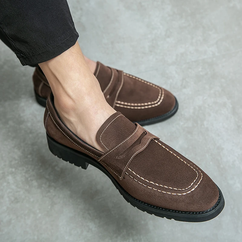 Designer New Mens Leather Casual Shoes Formal Brogue Shoes for Men Tasse... - £55.92 GBP