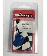 Eaton Aeroquip FCM 3740 -06 AN Fitting Cap Aluminum Blue Anodized Free S... - $16.43 CAD