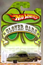 2010 Hot Wheels Clover Cars Series &#39;69 CHEVELLE SS Green w/Black Pr5 Spoke Wheel - £13.31 GBP
