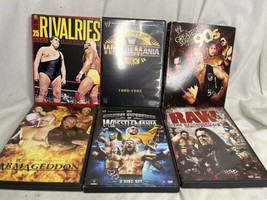 WWF WWE DVD Lot Of 6 RAW History Of Wrestlemania Greatest Starts Of The 90s - £11.87 GBP