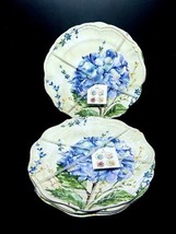 Melamine SET of 8 Dinner Plates Dinnerware - 4 Romantic Floral Designs 1... - $501.90 MXN