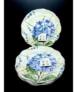 Melamine SET of 8 Dinner Plates Dinnerware - 4 Romantic Floral Designs 1... - $501.26 MXN