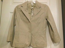  Old Navy Women&#39;s Beige Denim Like Jacket XS New with Tag - £15.53 GBP