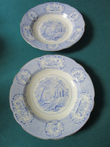 Ridgeways England Antique 2 Soup And Dinner Plates Oriental Pattern 9&quot; 4PCS - £195.54 GBP