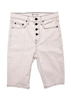 Cotton Citizen Womens W415479 Pintuck Shorts Skinny White 25W - £68.62 GBP