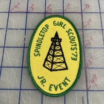 Vintage Girl Scouts Patch Spindletop 1973 Jr Event Beaumont Texas  - £9.02 GBP