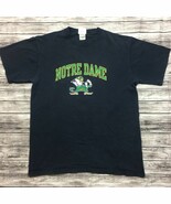 Champion Notre Dame T-Shirt Size Large Navy Blue - $13.98