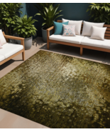 10&#39; X 14&#39; Brown Washable Non Skid Indoor Outdoor Area Rug - $587.49