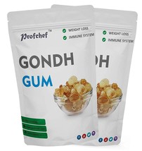 Edible Gum Gondh for Laddu (100 g Each) - Pack of 2 , FREE SHIPPING WORL... - $24.74