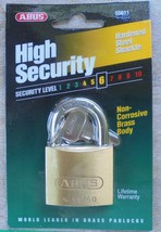 ABUS 55/40C Solid Brass Padlock with Hardened Steel Shackle-NEW IN PKG. - £9.81 GBP