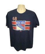 2014 New York Rangers Hockey #68 Mikey Adult Blue XL TShirt - $19.80