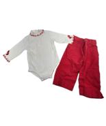 Baby Girl Clothes Gymboree Vintage 6-9 Month Poppy Fields Outfit Bodysui... - €23,72 EUR