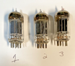 Lot of 3 used Dumont 12AU7 vacuum tubes Tested Good on a Jackson 648S - £11.74 GBP