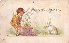 Antique Postcard A Joyful Easter Dated 1913 - £2.91 GBP