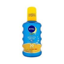 NIVEA SUN Cooling Suncream Spray SPF 30, Protect &amp; Refresh, 200 ml  - £13.56 GBP
