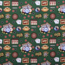 Casino Games VALANCE / CURTAIN Poker Panel kitchen window treatment Curt... - $14.01+