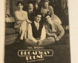 Neil Simon’s Broadway Bound Tv Print Ad Vintage Hume Cronyn Anne Bancrof... - £4.67 GBP