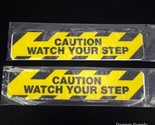 (Lot of 4) CAUTION WATCH YOUR STEP Anti-Slip Traction Tape Non Skid 14&quot;x 3&quot; - $14.70