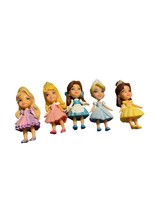 5x mini disney princess dolls approx 4&quot; - £12.35 GBP