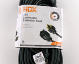 HDX 75ft. 16 Gauge Indoor/Outdoor Landscape Extension Cord 10 Amp Green ... - £19.70 GBP