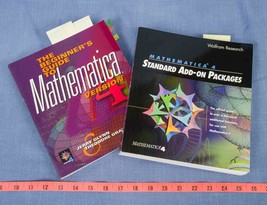 Lot of 2 Mathematica Beginner&#39;s Guide &amp; Add On Packages Books dq - $20.78
