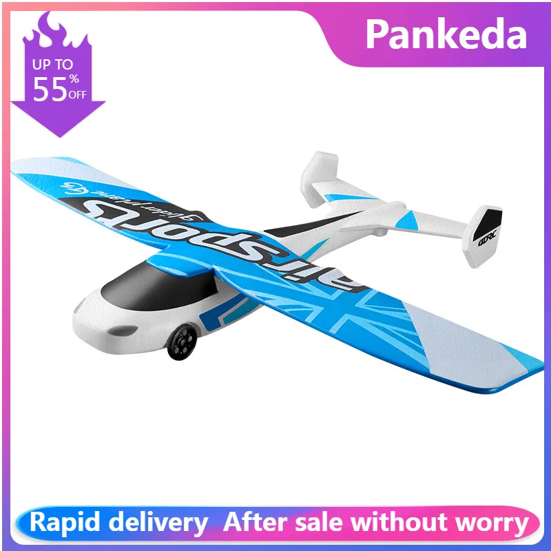 2.4GHz G3 RC Flying Glider Fixed Wing Airplane Hand Throwing Foam Aircraft - £53.11 GBP