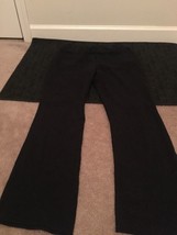 Liz Lange Maternity Women&#39;s Pants Size 8 Black Stretch Waistband - $37.54