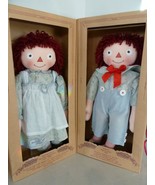 Vintage 20&quot; Gruelle Raggedy Anne &amp; Andy Soft Exposition Dolls Ltd Editio... - $131.43 CAD