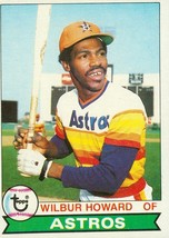 1979 Topps Wilbur Howard 642 Astros EXMT - $1.00