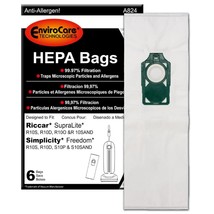 EnviroCare Replacement HEPA Vacuum Cleaner Bags Designed to fit Riccar SupraLite - £28.19 GBP