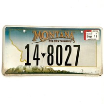 2001 United States Montana Custer County Passenger License Plate 8027 - £13.23 GBP