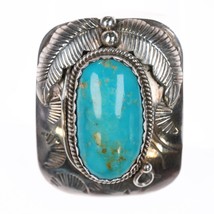 Herbert Joe Navajo sterling/turquoise Bolo/Scarf slide - $133.65