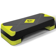 Aerobic Step Platform With Non-Slip Textured Surface -2-Level Adjustable... - £61.69 GBP