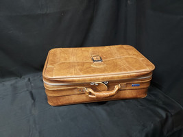 Mid Century American Luggage Works 1975 Escort Tourister Suitcase 22x14 Inches - $28.04