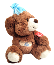 Aurora GET WELL Bear 12&quot; Bandage Ice Bag Stuffed Animal Plush Eco-Friendly 2020 - £11.10 GBP