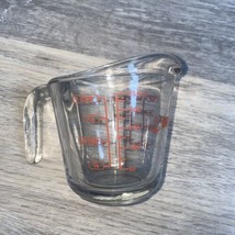 Anchor Hocking 1 Cup Glass Measuring Cup 8oz .5 Pint Made in USA - £3.85 GBP