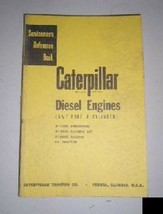 Caterpillar Cat 5 3/4&quot; Bore 6 Cylinder Servicemens Manual Book - £19.98 GBP