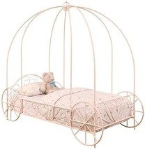 Coaster Co-400155T Twin Canopy Bed, Powder Pink. - £296.61 GBP
