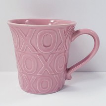 XOXO Kane Home Pink Embossed 12 oz. Stoneware Coffee Mug Cup - $15.27