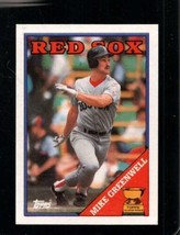 1988 Topps #493 Mike Greenwell Nmmt Red Sox - £1.54 GBP