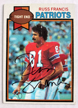 Russ Francis 1979 Topps #380 Signed Auto Autographed IP Patriots - £7.90 GBP