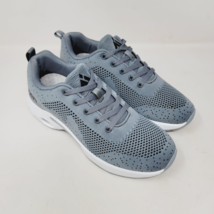 Mishansha Air Womens Sneakers Size 9 Running Shoes Gray Casual Low Top - £19.01 GBP