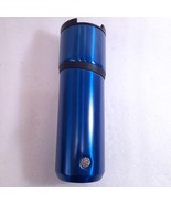 Starbucks cobalt blue stainless steel travel mug cup tumbler hot cold sl... - $447.23 MXN
