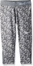 Nike Kids Girls  Pro Allover Print 1 Training Capri Legging, Wolf Grey, ... - £19.41 GBP