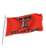 Texas Tech Red Raiders  NCAAF Flag,Size -3x5Ft / 90x150cm, Garden flags - £23.54 GBP